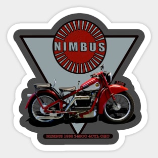 1936 Nimbus Motorcycle 750 cc 4CYL OHC Sticker